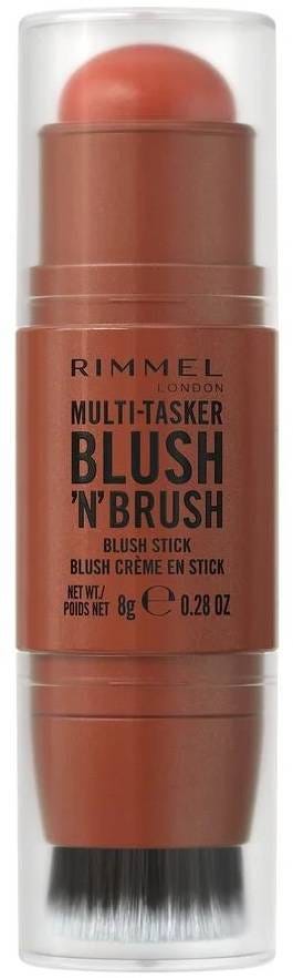 Rimmel Multi-Tasker Blush'N'Brush Stick Cream-to-Powder Blush 300 Nearly Suede