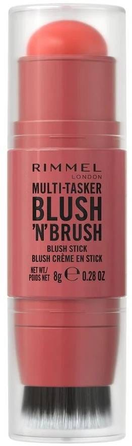 Rimmel London Multi-Tasker Blush'N'Brush Stick Cream-to-Powder Radiant Blush 250 Coral Dust