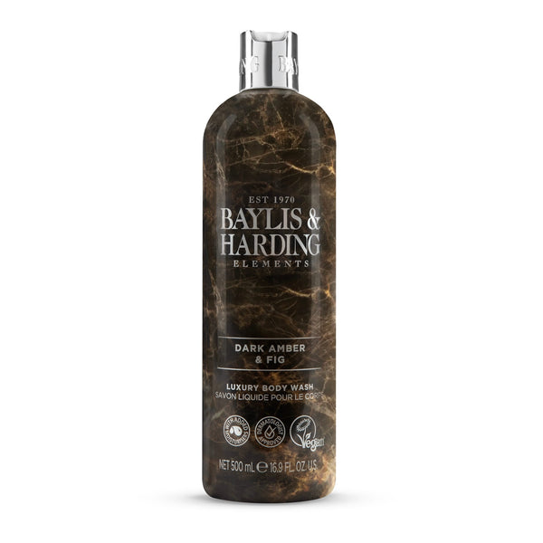 Baylis & Harding Elements Dark Amber & Fig Body Wash Vitamin E 500ml