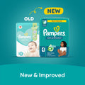 Pampers Rash Protection Taped Diapers Moisture-Locking Layers Size 4, 96 Count