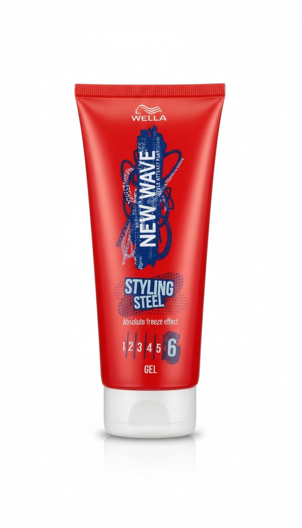 New Wave Styling Steel Extra Hold Hair Gel Strong Hold Natural Sheen