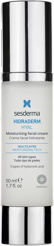 Sesderma Hidraderm Hyal Moisturising Cream Lightweight Hyaluronic Acid Face Moisturizer 50 ml