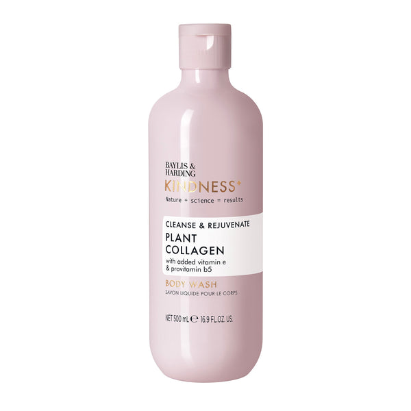 Baylis & Harding Kindness+ Plant Collagen Rejuvenate Body Wash Coconut Milk & Rose Water 500ml