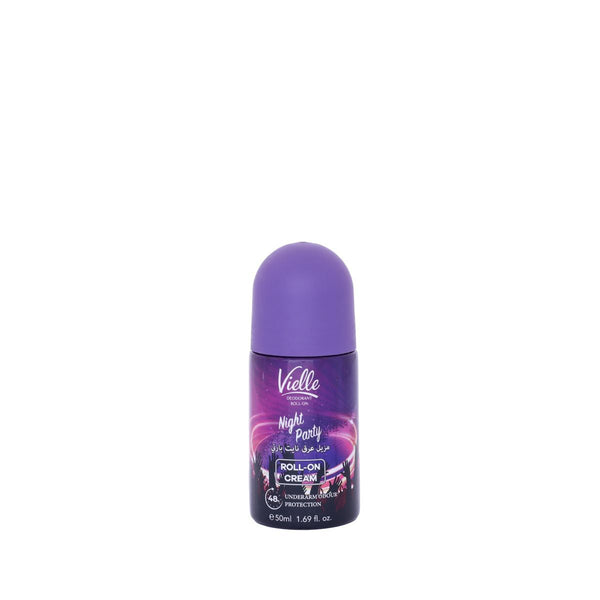 Vielle Night Party Roll-On Deodorant, Creamy Formula, Pleasant Fragrance