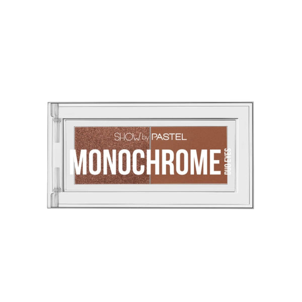 Pastel Monochrome Duo Eyeshadow Palette Pearlescent and Matte #27 Lux, 2 Shades