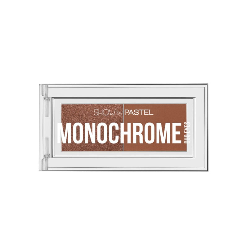 Pastel Monochrome Duo Eyeshadow Palette Pearlescent and Matte #27 Lux, 2 Shades