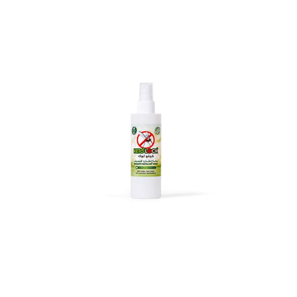 KETO LOCK Mosquito Repellent Spray for Skin and Clothing, 100 ml