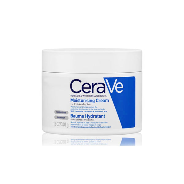 CeraVe Moisturizing Cream Ceramides Hyaluronic Acid Face and Body 340 g
