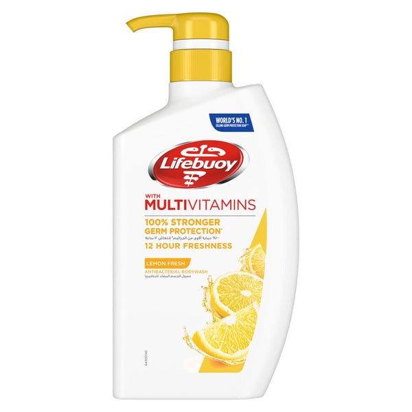 Lifebuoy Lemon Fresh Antibacterial Body Wash with Lemon Extract 500ml