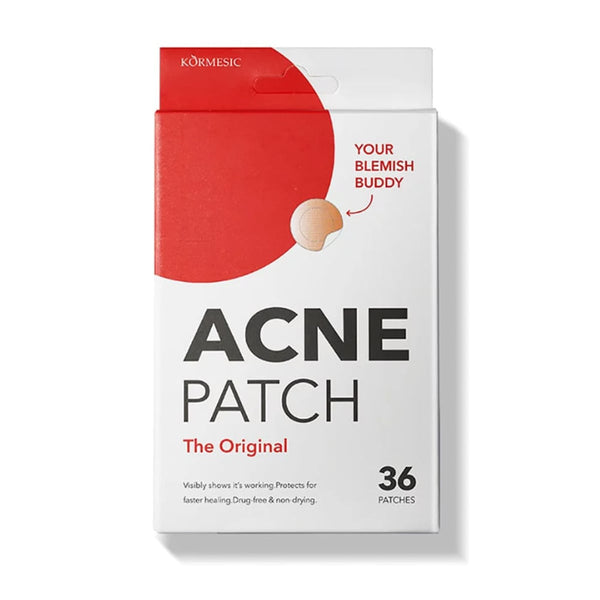 KORMSIC Original Hydrocolloid Blemish Patches Transparent Waterproof 36 Patches