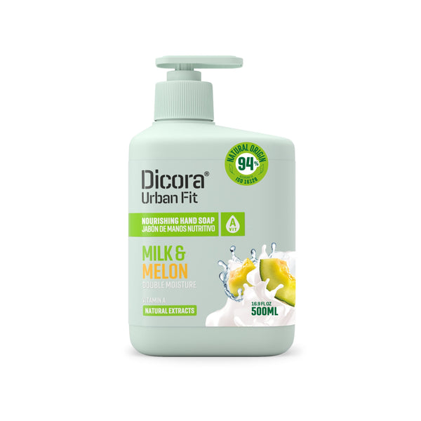 Dicora Urban Fit Nourishing Hand Soap Liquid Milk & Melon Vitamin A 500ml