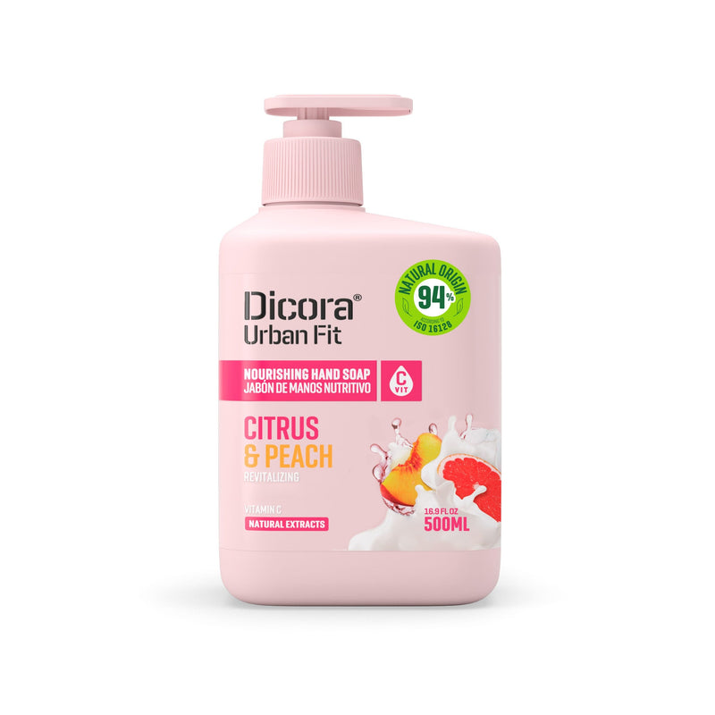 Dicora Urban Fit Nourishing Hand Soap Citrus & Peach Vitamin C 500ml