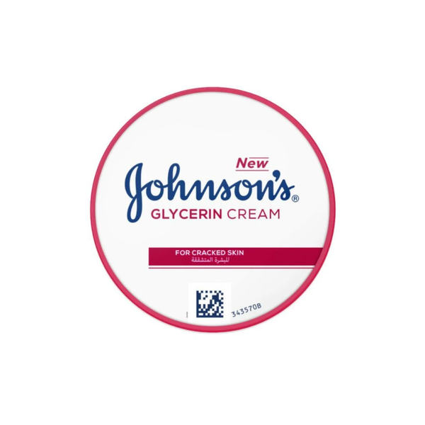 Johnson's Glycerin Cream Moisturizer for Dry Skin, 100ml