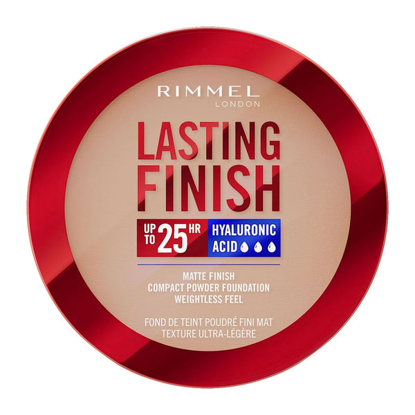 Rimmel Lasting Finish Compact Foundation Powder 005 Ivory, Medium Buildable Coverage