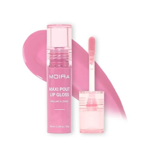 Moira Maxi Pout Lip Gloss Glassy Shine Vitamin E Mauve Melody 002