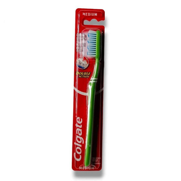 Colgate Double Action Medium Soft Toothbrush with Tongue Cleaner