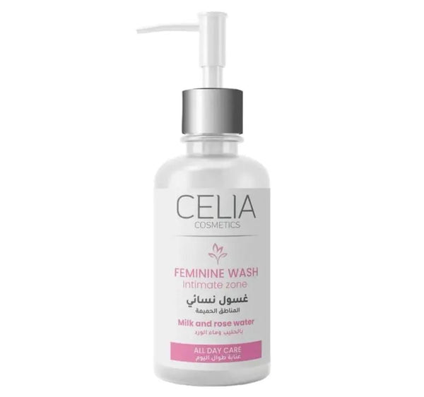 Celia Feminine Wash Milk and Rose Water Gentle Cleansing Formula 180ml