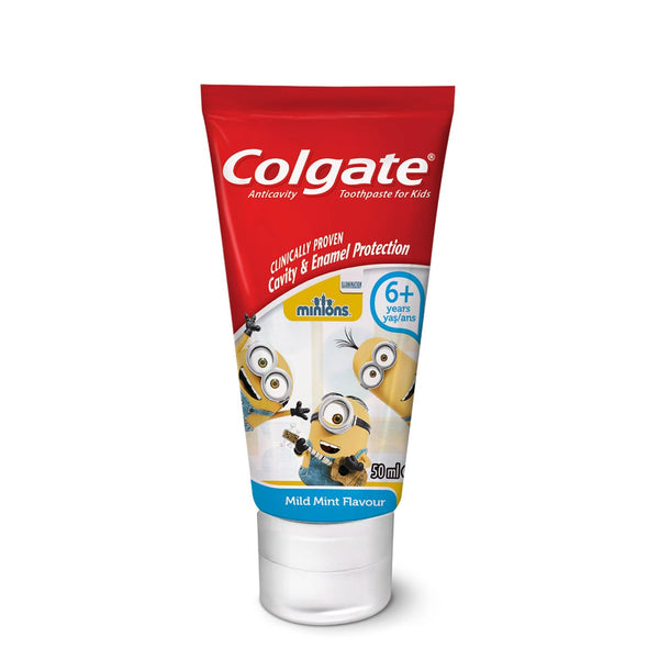 Colgate Kids Minions Toothpaste Mild Mint Fluoride Formula 50 ml