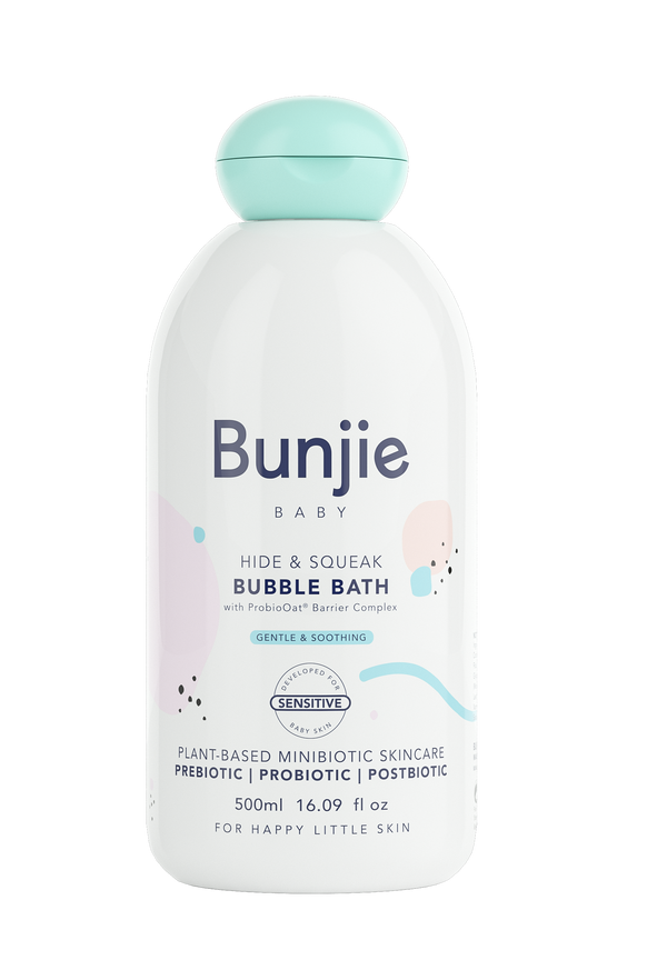 Bunjie Baby Bubble Bath Soap-Free Prebiotic and Probiotic Formula 500ml