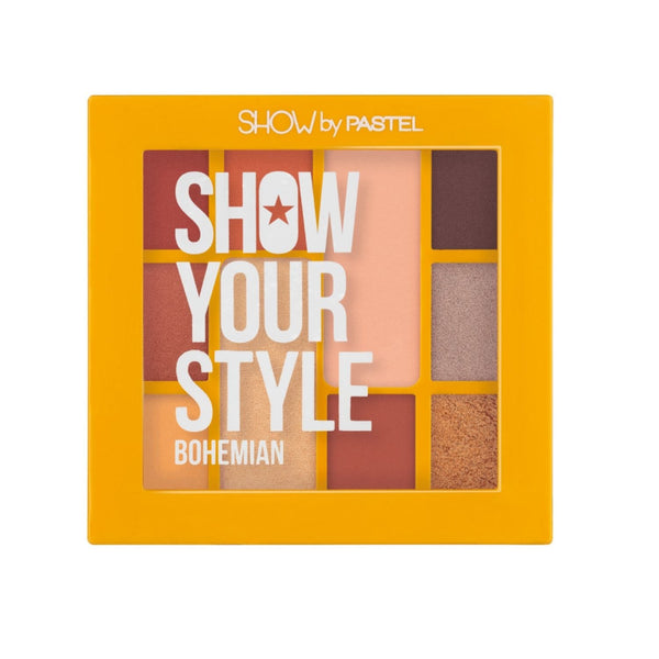 Pastel Show Your Style Eyeshadow Palette Matte Shimmer Highly Pigmented Bohemian #461 9-10 Shades