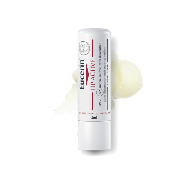 Eucerin pH5 Lip Active Moisturizing Lip Balm, Sensitive Lip Care, 4.8 g