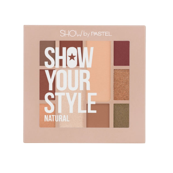 Pastel Show Your Style Eyeshadow Palette Matte Shimmer Highly Pigmented #464 Natural 9-10 Shades
