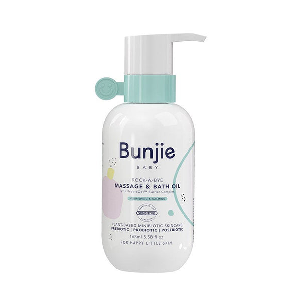 Bunjie Massage & Bath Oil for Babies, Moisturising Oil, 165ml