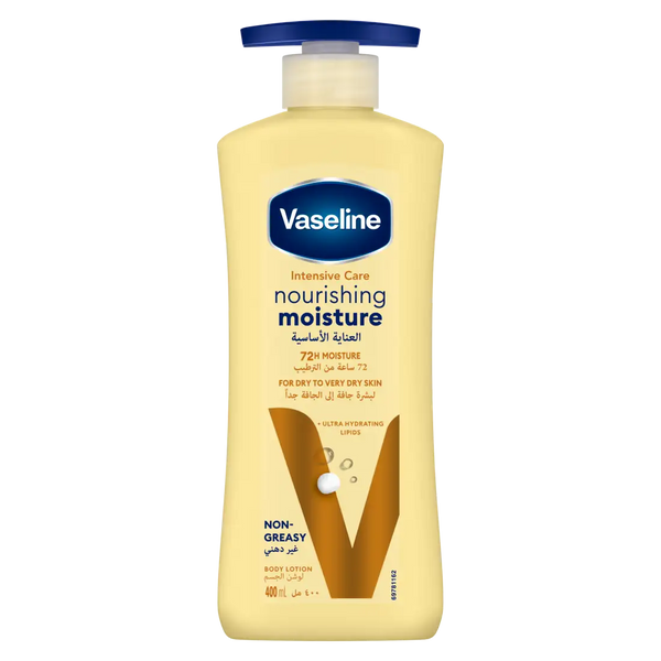 Vaseline Intensive Care Nourishing Moisture Lotion Lightweight Texture 400ml