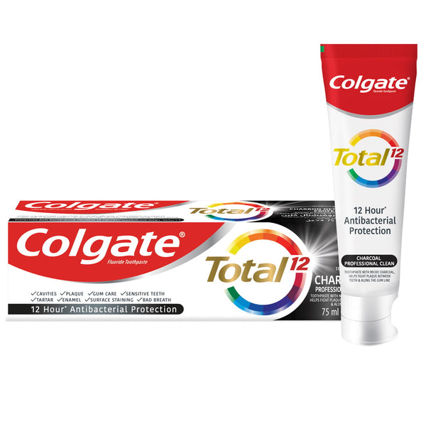 Colgate Total Charcoal Professional Clean Interdental Toothpaste Mint 75 ml