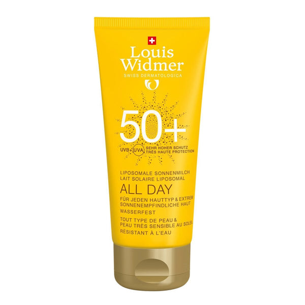 Louis Widmer Liposomal Sun Milk SPF 50+ Water-Resistant UVA/UVB Protection 100 ml