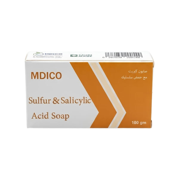 Medico Sulfur Soap with Salicylic Acid Cleansing Bar, 100g