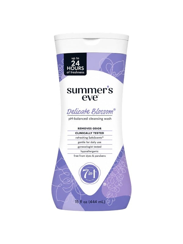 Summer's Eve Intimate Wash Floral Scent pH-Balanced Dye- and Paraben-Free 444 ml