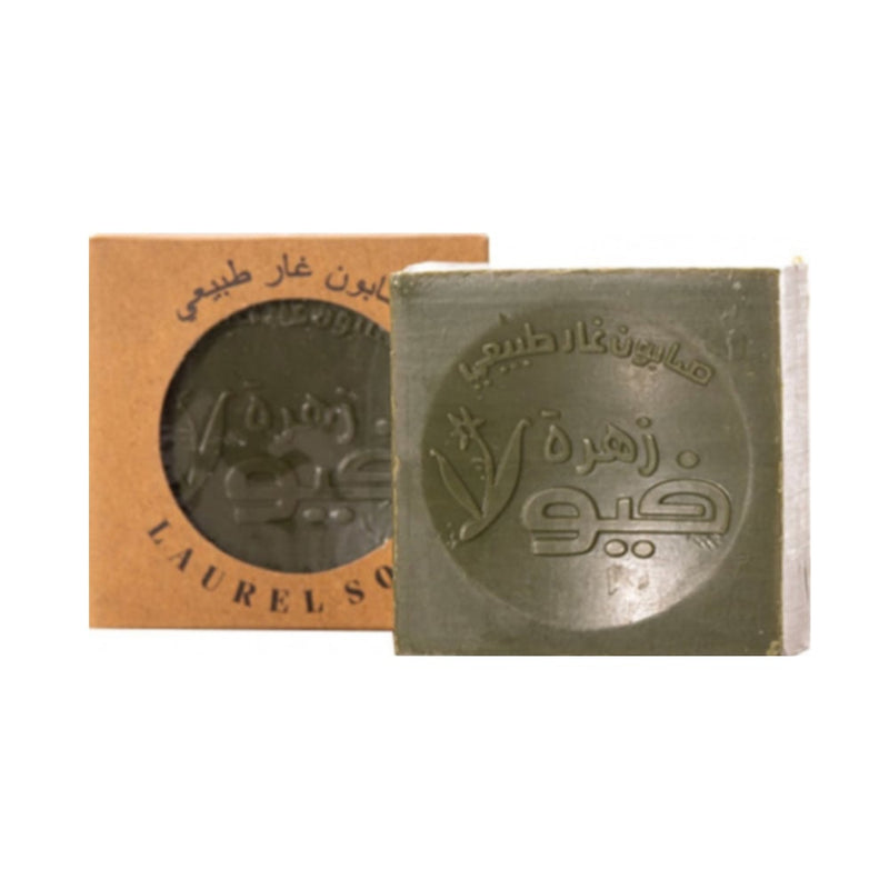 Viola Flower Natural Laurel Hair Soap Bar with Laurel Oil, 125g