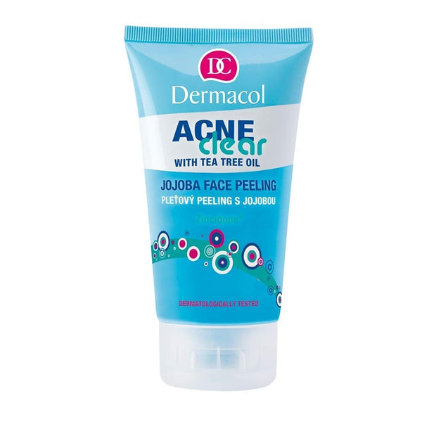 Dermacol Acneclear Jojoba Face Peeling Exfoliating Scrub Salicylic Acid Tea Tree Oil 150 ml