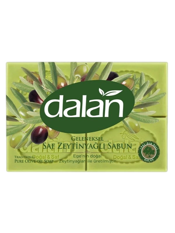 Dalan Olive Oil Bath Soap Rich Lather Moisturizing 4 Bars x 150g