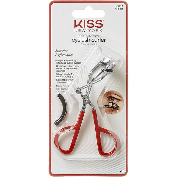 Kiss Eyelash Curler KEC01 Broad Curve Comfortable Grip