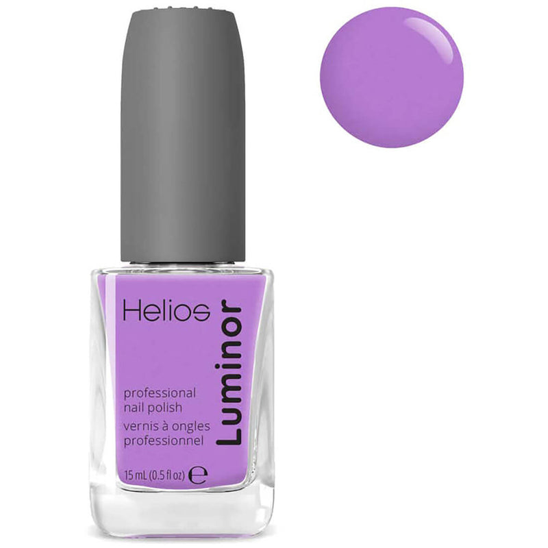 Helios Luminor Nail Polish Shimmery Pastel Purple #019 Its All In Your Head