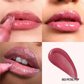 Moira Butter Place Lip Balm, Hydrating Glossy Finish, Shea Butter and Plant Oils, 003 Petal Pop