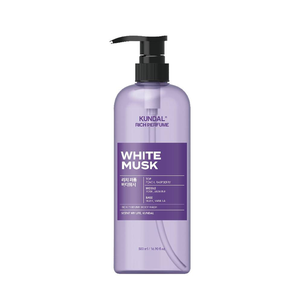 Kundal Rich Perfume Body Wash White Musk 500 ml