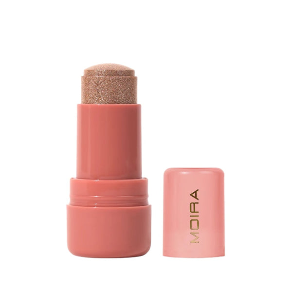 Moira Icy Glow Jelly Highlighter Stick Dewy Finish 005 Frosted Caramel