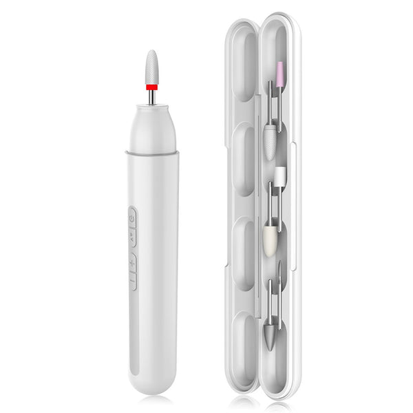 Touch Beauty Electric Nail File Rechargeable Manicure Pedicure Device, 6 Speed Settings, 6 Bits