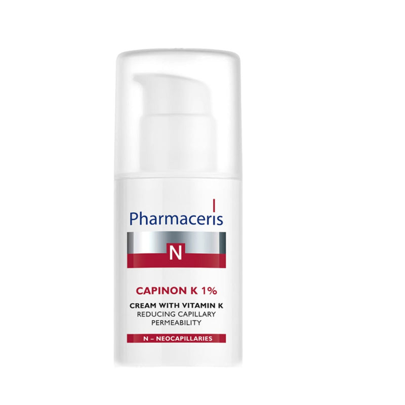 Pharmaceris N Capinon K 1% Cream with Vitamin K for Sensitive Skin, 30 ml