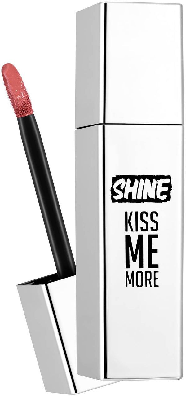 Flormar Shine Kiss Me More Liquid Lipstick Glossy Finish Murumuru Butter Hyaluronic Acid 003 Peach