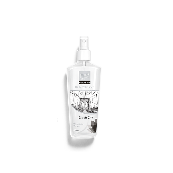 Pure Beauty Black City Men's Body Splash Fresh Fragrance