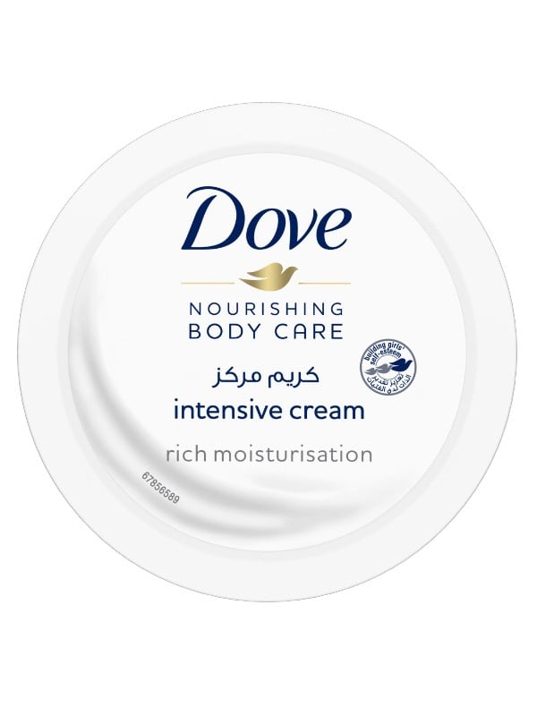 Dove Intensive Cream Nourishing Oils and Pure Glycerin Face & Body Moisturizer 250 ml