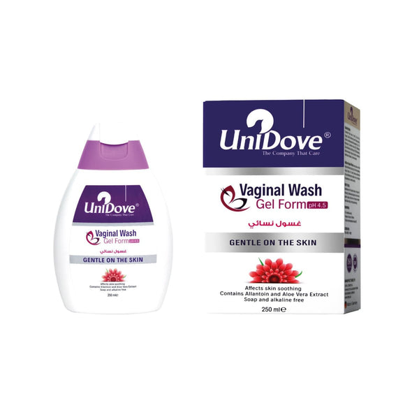 Unidove Vaginal Wash Gentle Cleansing Gel pH Balancing Formula 250 ml