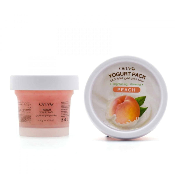 Oveno Yogurt & Peach Skin Nourishing Scrub Gentle Exfoliating Formula 95g
