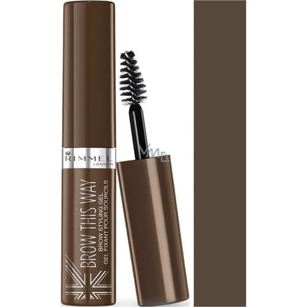 Rimmel London Wonder'Full Brow Styling Gel Clear 001, Lightweight Long-Lasting Hold