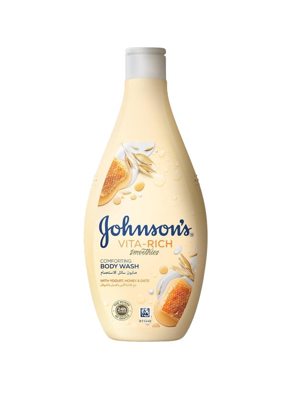 Johnson's Vita-Rich Body Wash Liquid with Milk, Honey & Oat Extracts 750ml
