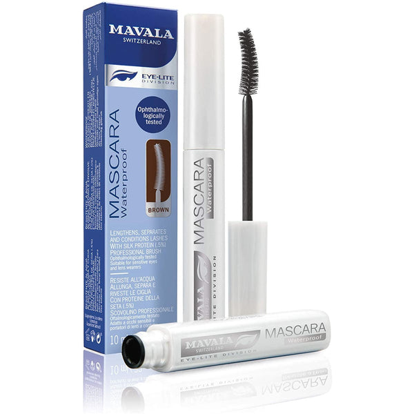 Mavala Waterproof Mascara Black Silk Protein Lengthening and Volumizing